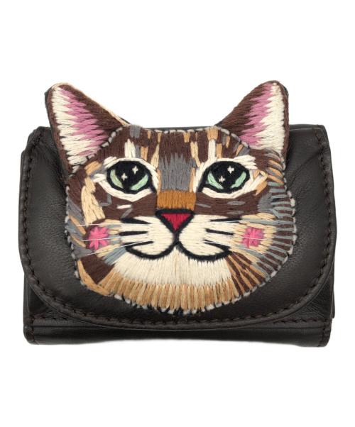 MMTS（マミタス）mmts (マミタス) ”マミタス”さま ミニ財布 ブラウンの古着・服飾アイテム