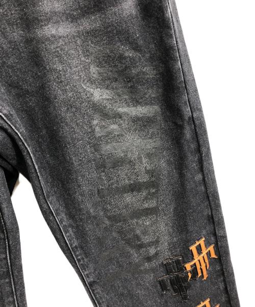 DICETINY（デシテニー）DICETINY (デシテニー) パッチワークデニムパンツ ブラック サイズ:Mの古着・服飾アイテム