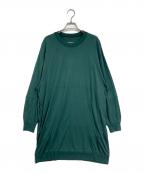 MM6 Maison Margielaエムエムシックスメゾンマルジェラ）の古着「ニットワンピース」｜グリーン
