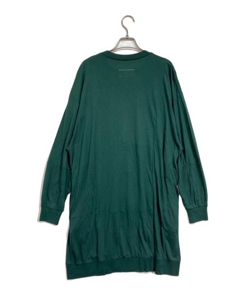 MM6 Maison Margiela（エムエムシックスメゾンマルジェラ）MM6 Maison Margiela (エムエムシックスメゾンマルジェラ) ニットワンピース グリーン サイズ:Sの古着・服飾アイテム