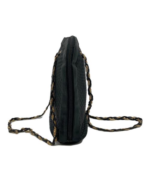 BALLY（バリー）BALLY (バリー) チェーンショルダーレザーバッグ ブラックの古着・服飾アイテム