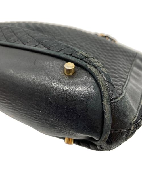 BALLY（バリー）BALLY (バリー) チェーンショルダーレザーバッグ ブラックの古着・服飾アイテム