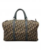 Christian Diorクリスチャン ディオール）の古着「トロッター柄ボストンバッグ」｜ネイビー