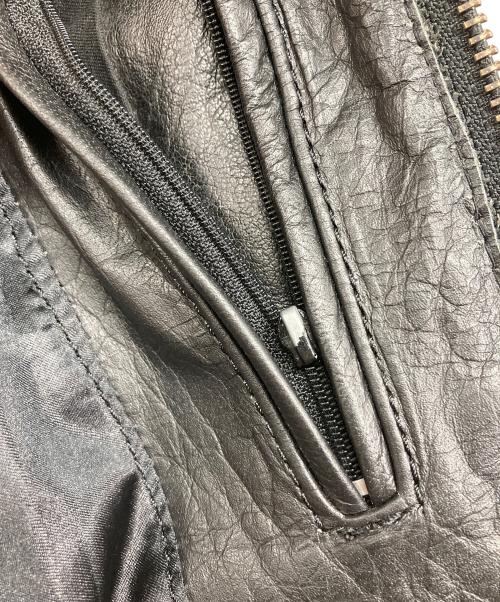 Rookie（ルーキー）Rookie (ルーキー) シングルライダースジャケット ブラック サイズ:Mの古着・服飾アイテム