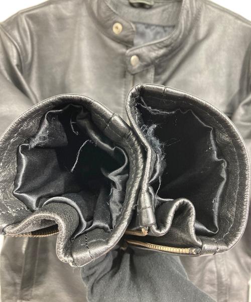 Rookie（ルーキー）Rookie (ルーキー) シングルライダースジャケット ブラック サイズ:Mの古着・服飾アイテム