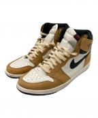 NIKEナイキ）の古着「Air Jordan 1 RETRO High "Rookie of The Year"/エアジョーダンワンレトロハイルーキーオブザイヤー」｜ベージュ