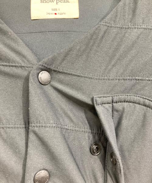 Snow peak（スノーピーク）Snow peak (スノーピーク) Flexible Insulated Cardigan ブラック サイズ:1の古着・服飾アイテム