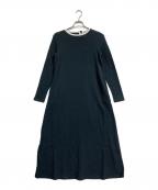 YORIヨリ）の古着「バックリボンリラックスワンピース」｜ブラック