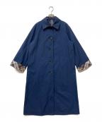 PAUL SMITHポールスミス）の古着「ステンカラーナイロンコート」｜ネイビー