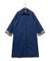 PAUL SMITH（ポールスミス）の古着「ステンカラーナイロンコート」｜ネイビー