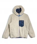 Patagoniaパタゴニア）の古着「リバーシブル・レディ・フレディ・フーディ」｜ベージュ×ネイビー
