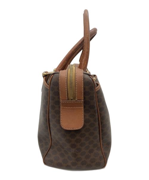 CELINE（セリーヌ）CELINE (セリーヌ) マカダム柄ボストンバッグ ブラウンの古着・服飾アイテム