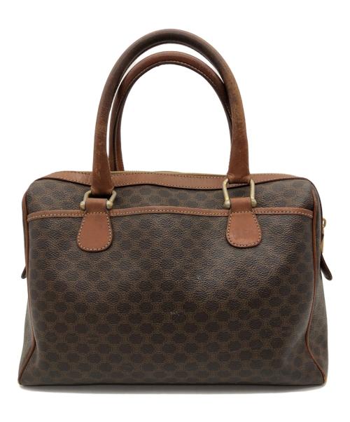 CELINE（セリーヌ）CELINE (セリーヌ) マカダム柄ボストンバッグ ブラウンの古着・服飾アイテム