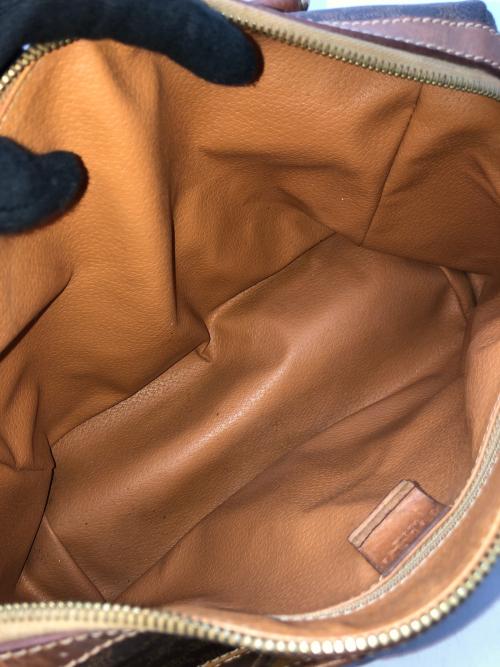 CELINE（セリーヌ）CELINE (セリーヌ) マカダム柄ボストンバッグ ブラウンの古着・服飾アイテム