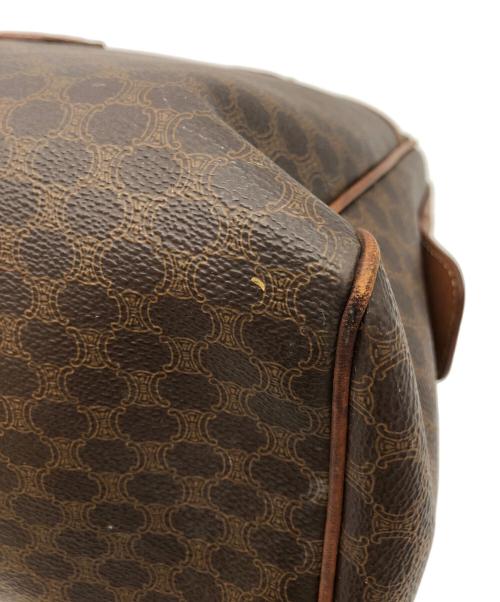 CELINE（セリーヌ）CELINE (セリーヌ) マカダム柄ボストンバッグ ブラウンの古着・服飾アイテム