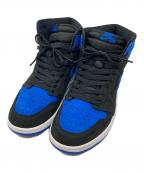 NIKEナイキ）の古着「エアジョーダン1」｜ブラック×ブルー