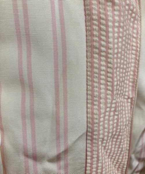 Thom Browne（トムブラウン）Thom Browne (トムブラウン) ストライププリーツスカート ピンク サイズ:40の古着・服飾アイテム