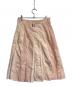 Thom Browne (トムブラウン) ストライププリーツスカート ピンク サイズ:40：20000円