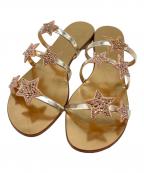 GIUSEPPE ZANOTTIジュゼッペザノッティ）の古着「サンダル」｜ピンク