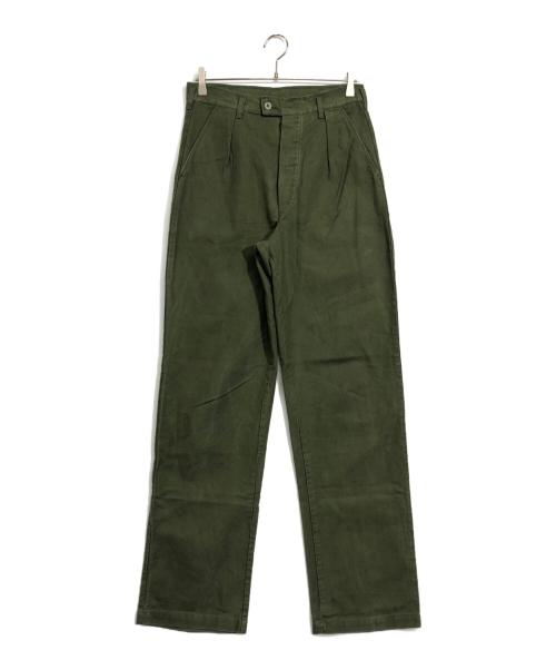 スウェーデン軍（スウェーデングン）スウェーデン軍 (スウェーデングン) スウェーデン軍ユーティリティパンツ グリーン サイズ:C146の古着・服飾アイテム