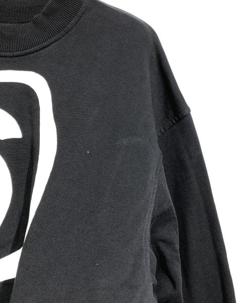 MM6 Maison Margiela（エムエムシックスメゾンマルジェラ）MM6 Maison Margiela (エムエムシックスメゾンマルジェラ) 6ロゴショート丈スウェット ブラック サイズ:14の古着・服飾アイテム