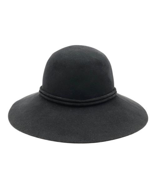 HERMES（エルメス）HERMES (エルメス) ロープハット ブラック サイズ:58の古着・服飾アイテム