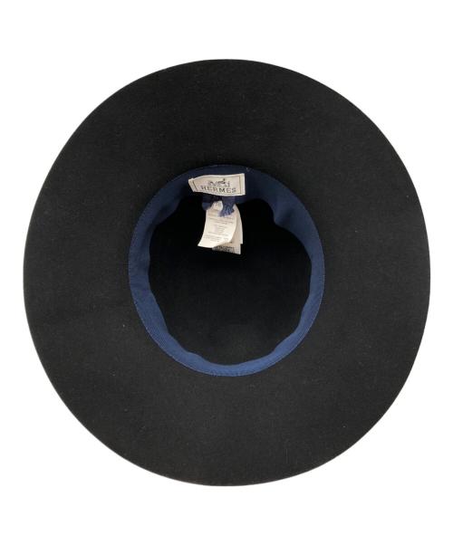 HERMES（エルメス）HERMES (エルメス) ロープハット ブラックの古着・服飾アイテム
