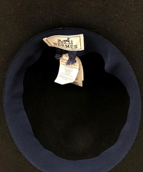 HERMES（エルメス）HERMES (エルメス) ロープハット ブラックの古着・服飾アイテム
