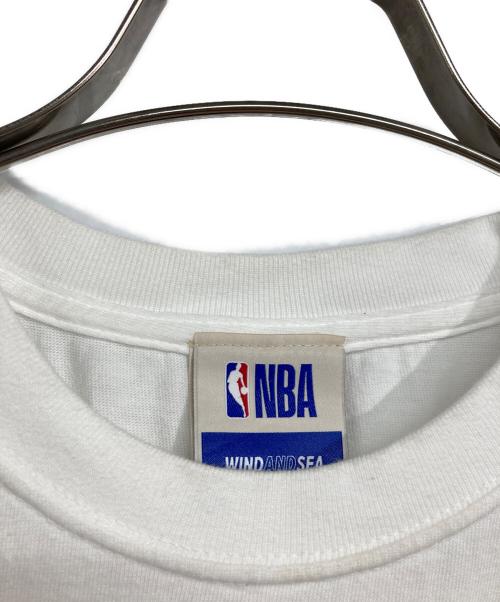 WIND AND SEA（ウィンダンシー）WIND AND SEA (ウィンダンシー) NBA (エヌビーエー) WARRIORS Tシャツ ホワイト サイズ:Lの古着・服飾アイテム