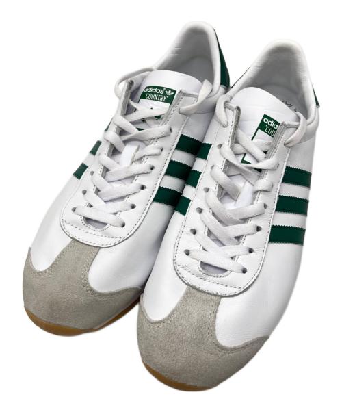 adidas Originals（アディダスオリジナル）adidas originals (アディダスオリジナル) カントリーog ホワイト×グリーン サイズ:27cmの古着・服飾アイテム