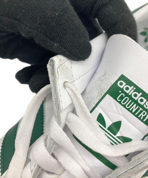 adidas Originals（アディダスオリジナル）adidas originals (アディダスオリジナル) カントリーog ホワイト×グリーン サイズ:27cmの古着・服飾アイテム