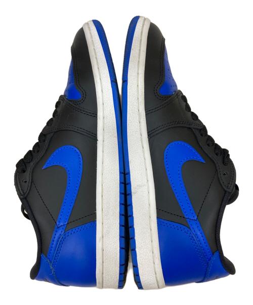 NIKE（ナイキ）NIKE (ナイキ) エアジョーダン1ロー ブラック×ブルー サイズ:27.5の古着・服飾アイテム