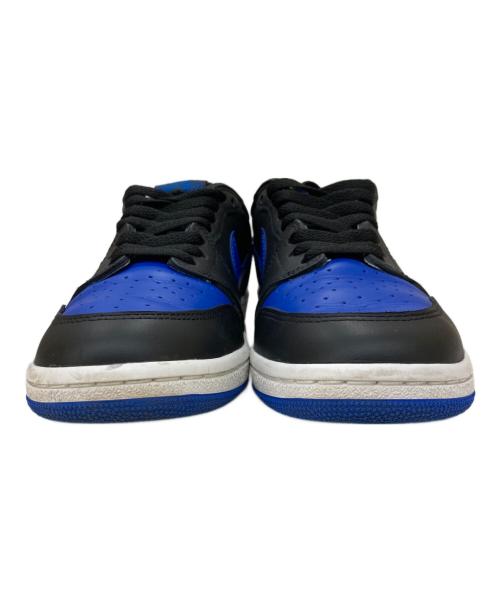 NIKE（ナイキ）NIKE (ナイキ) エアジョーダン1ロー ブラック×ブルー サイズ:27.5の古着・服飾アイテム