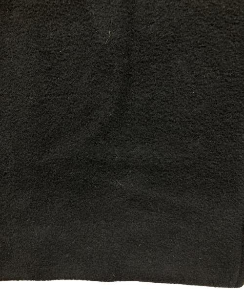 yohji yamamoto+noir（ヨウジヤマモトプリュスノアール）yohji yamamoto+Noir (ヨウジヤマモトプリュスノアール) ファージップアップウールコート ブラック サイズ:Mの古着・服飾アイテム