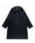 yohji yamamoto+Noir（ヨウジヤマモトプリュスノアール）の古着「ファージップアップウールコート」｜ブラック