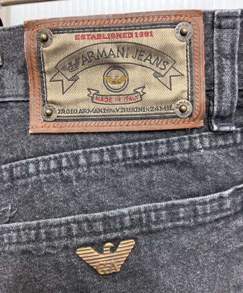 ARMANI JEANS（アルマーニジーンズ）ARMANI JEANS (アルマーニジーンズ) バギージーンズ グレー サイズ:freeの古着・服飾アイテム