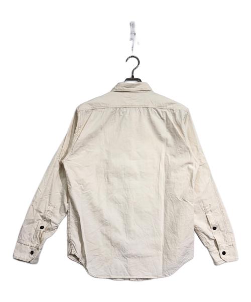 freewheelers（フリーホイーラーズ）freewheelers (フリーホイーラーズ) DIAMOND CRACKER SHIRT 生成り サイズ:16の古着・服飾アイテム