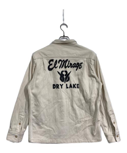 freewheelers（フリーホイーラーズ）FREEWHEELERS (フリーホイーラーズ) ワークシャツ フューエラー 生成り サイズ:16の古着・服飾アイテム