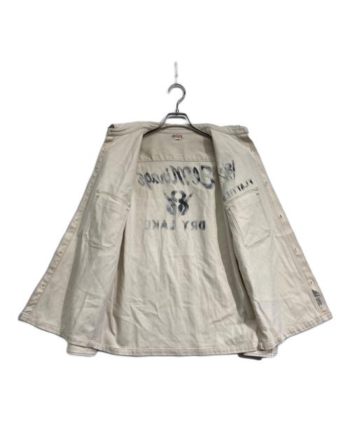 freewheelers（フリーホイーラーズ）FREEWHEELERS (フリーホイーラーズ) ワークシャツ フューエラー 生成り サイズ:16の古着・服飾アイテム