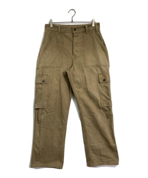 freewheelers（フリーホイーラーズ）freewheelers (フリーホイーラーズ) COMBAT UTILITY TROUSERS グリーン サイズ:32-34の古着・服飾アイテム