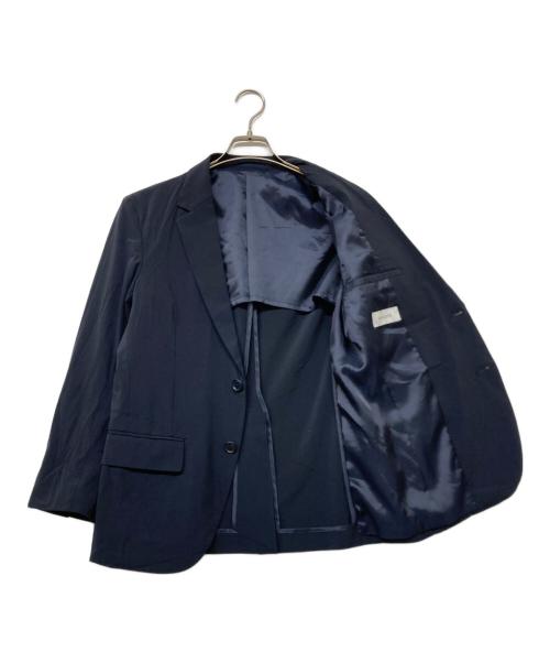 eN ROUTE（アンルート）eN ROUTE (アンルート) ナイロンツイル 2ボタン ジャケット ネイビー サイズ:1の古着・服飾アイテム
