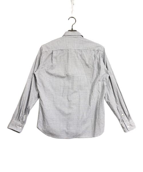 GOLDWIN（ゴールドウイン）GOLDWIN (ゴールドウイン) Geoff McFetridge (ジェフ マクフェトリッジ) ROUND COLLAR B.D. SHIRT ホワイト×ブルー サイズ:XSの古着・服飾アイテム