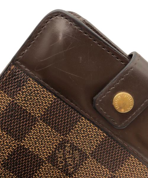 LOUIS VUITTON（ルイ ヴィトン）LOUIS VUITTON (ルイ ヴィトン) コンパクトジップ ブラウンの古着・服飾アイテム