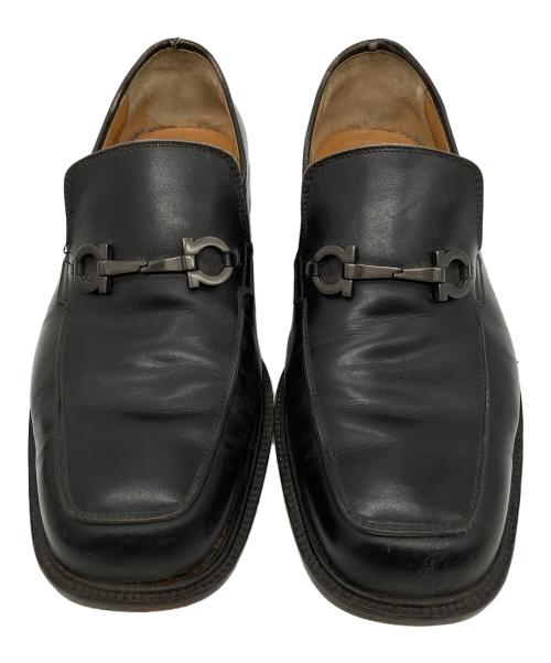 Salvatore Ferragamo（サルヴァトーレ フェラガモ）Salvatore Ferragamo (サルヴァトーレ フェラガモ) ガンチーニビットローファー ブラック サイズ:26の古着・服飾アイテム