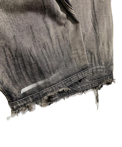 PERSONSOUL（パーソンソウル）PERSONSOUL (パーソンソウル) GRAFFITI CONTOUR JEANS ブラック サイズ:XLの古着・服飾アイテム