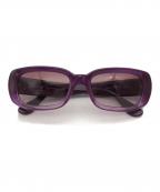 PRADAプラダ）の古着「スクエアサングラス」｜パープル