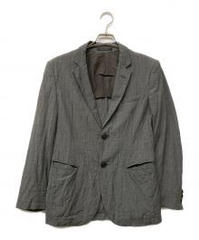 EMPORIO ARMANI（エンポリオ アルマーニ）の古着「シワ加工テーラードジャケット」｜グレー