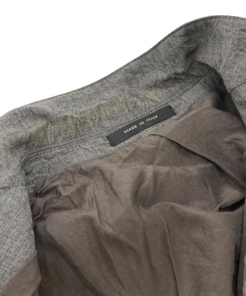 EMPORIO ARMANI（エンポリオ アルマーニ）EMPORIO ARMANI (エンポリオ アルマーニ) シワ加工テーラードジャケット グレー サイズ:44の古着・服飾アイテム