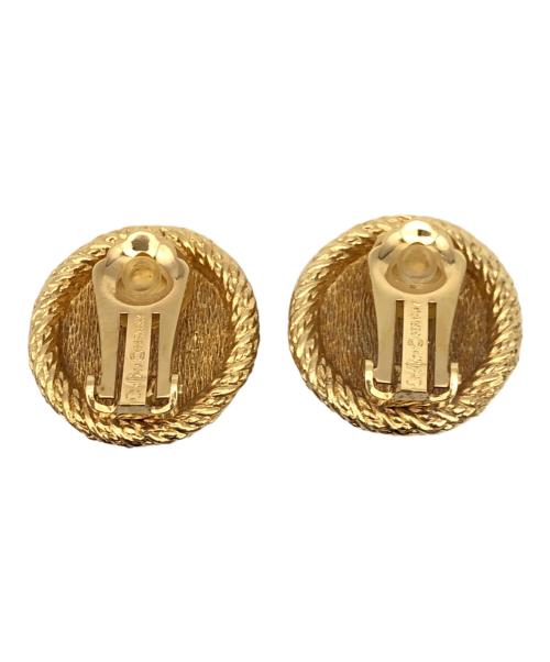 Christian Dior（クリスチャン ディオール）Christian Dior (クリスチャン ディオール) パールモチーフイヤリング ゴールドの古着・服飾アイテム