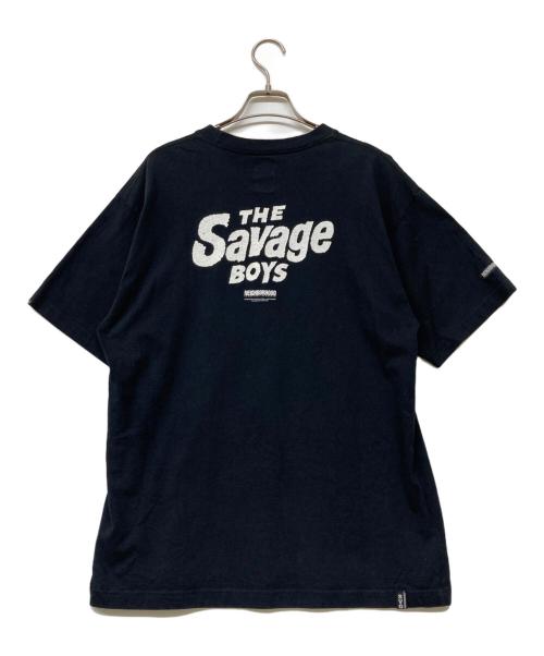 NEIGHBORHOOD（ネイバーフッド）NEIGHBORHOOD (ネイバーフッド) THE SAVAGE BOYS プリントTシャツ ブラック サイズ:３の古着・服飾アイテム
